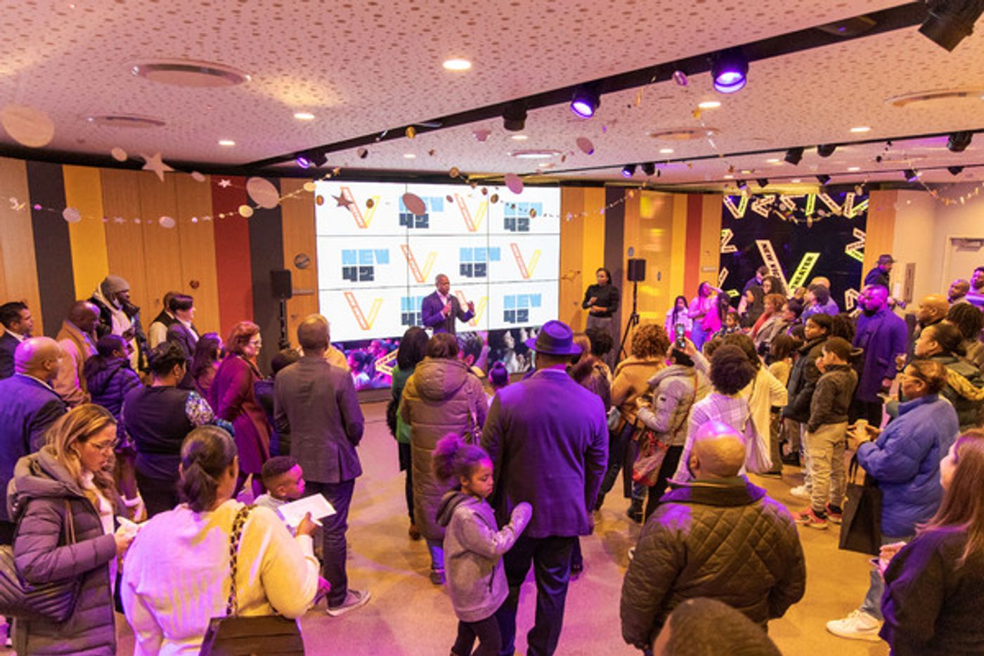 Photos: Mayor Eric Adams Speaks at The New Victory Theater  Image