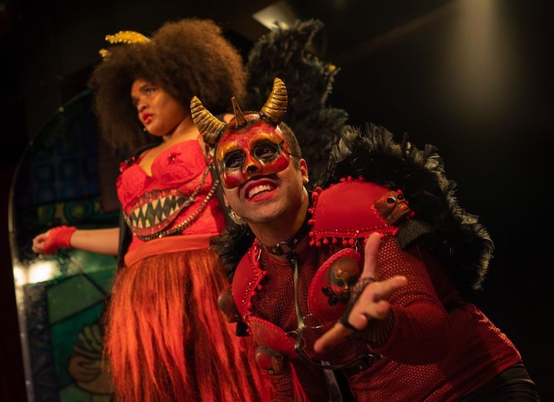 Inspired by Machado De Assis A IGREJA DO DIABO – UM MUSICAL IMORAL E HILÁRIO is a Pop/LGBTQ+ Show that Opens at Nucleo Experimental Image