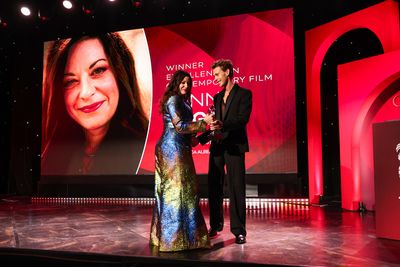 Jenny Eagan - Excellence in Contemporary Film - Glass Onion: A Knives Out Mystery wit Photo