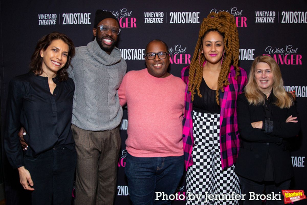 Sarah Stern, Raja Feather Kelly, Michael R. Jackson, Lileana Blain-Cruz, Carole Rothman at 