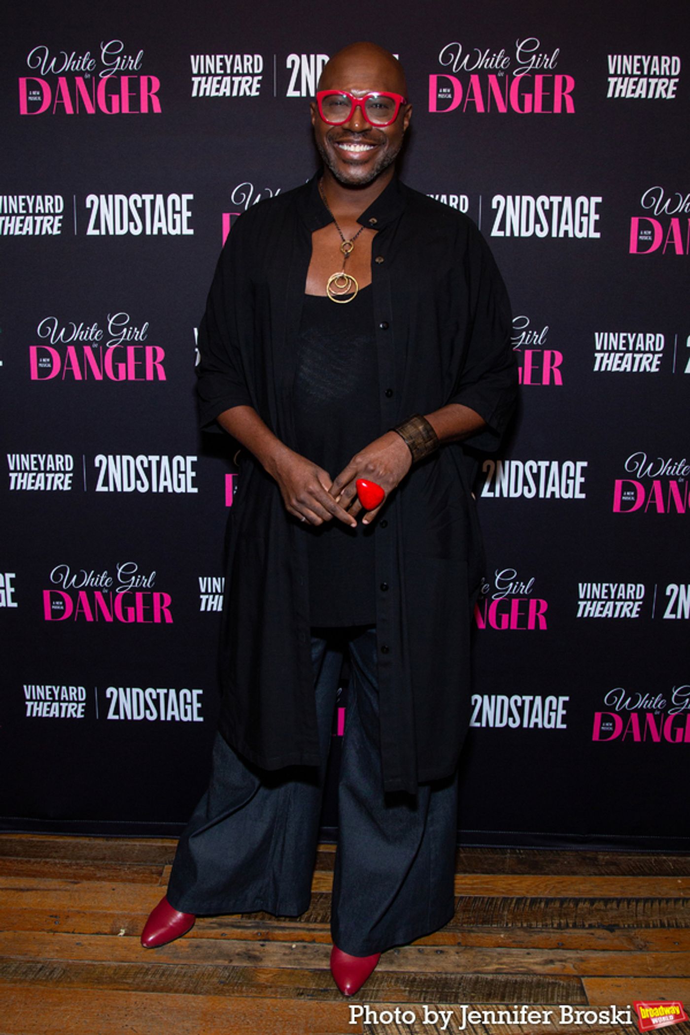 Photos: The Company of WHITE GIRL IN DANGER Meets the Press  Image