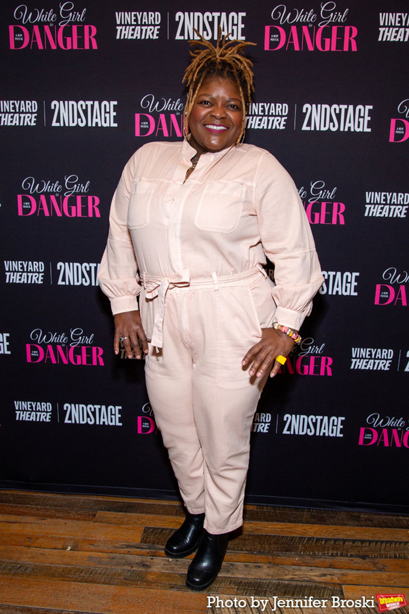 Photos: The Company of WHITE GIRL IN DANGER Meets the Press  Image