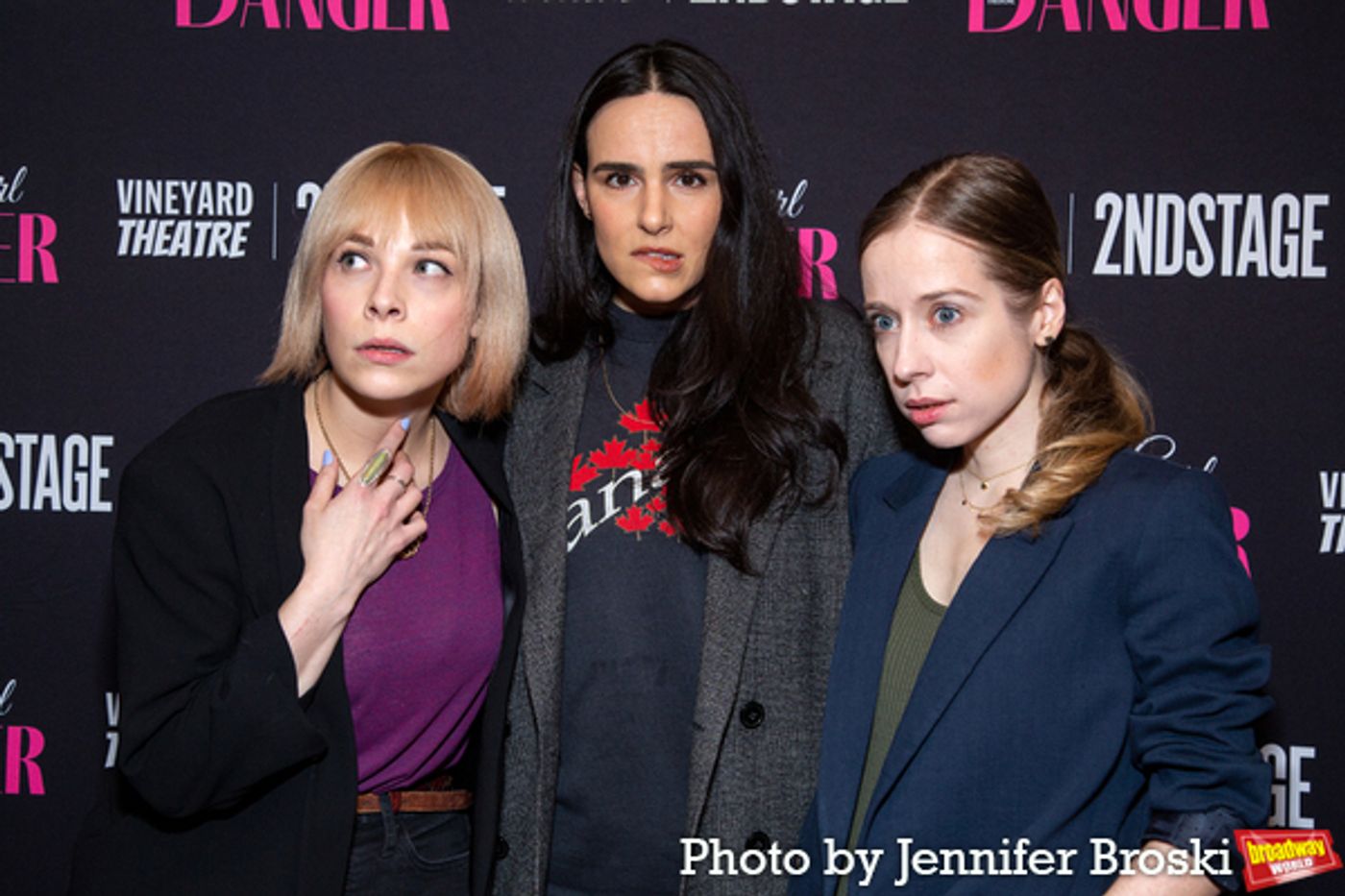 Photos: The Company of WHITE GIRL IN DANGER Meets the Press  Image