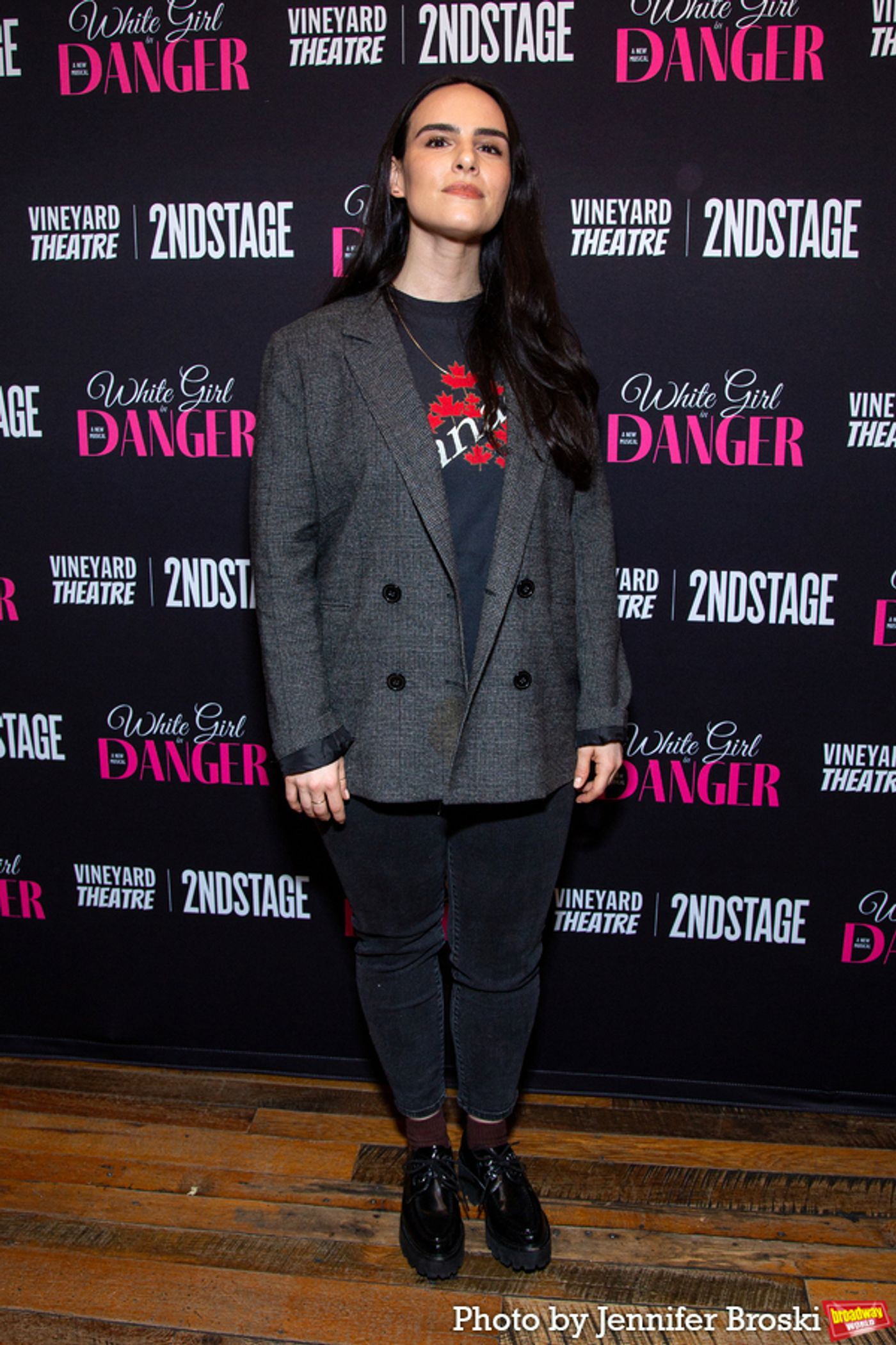 Photos: The Company of WHITE GIRL IN DANGER Meets the Press  Image