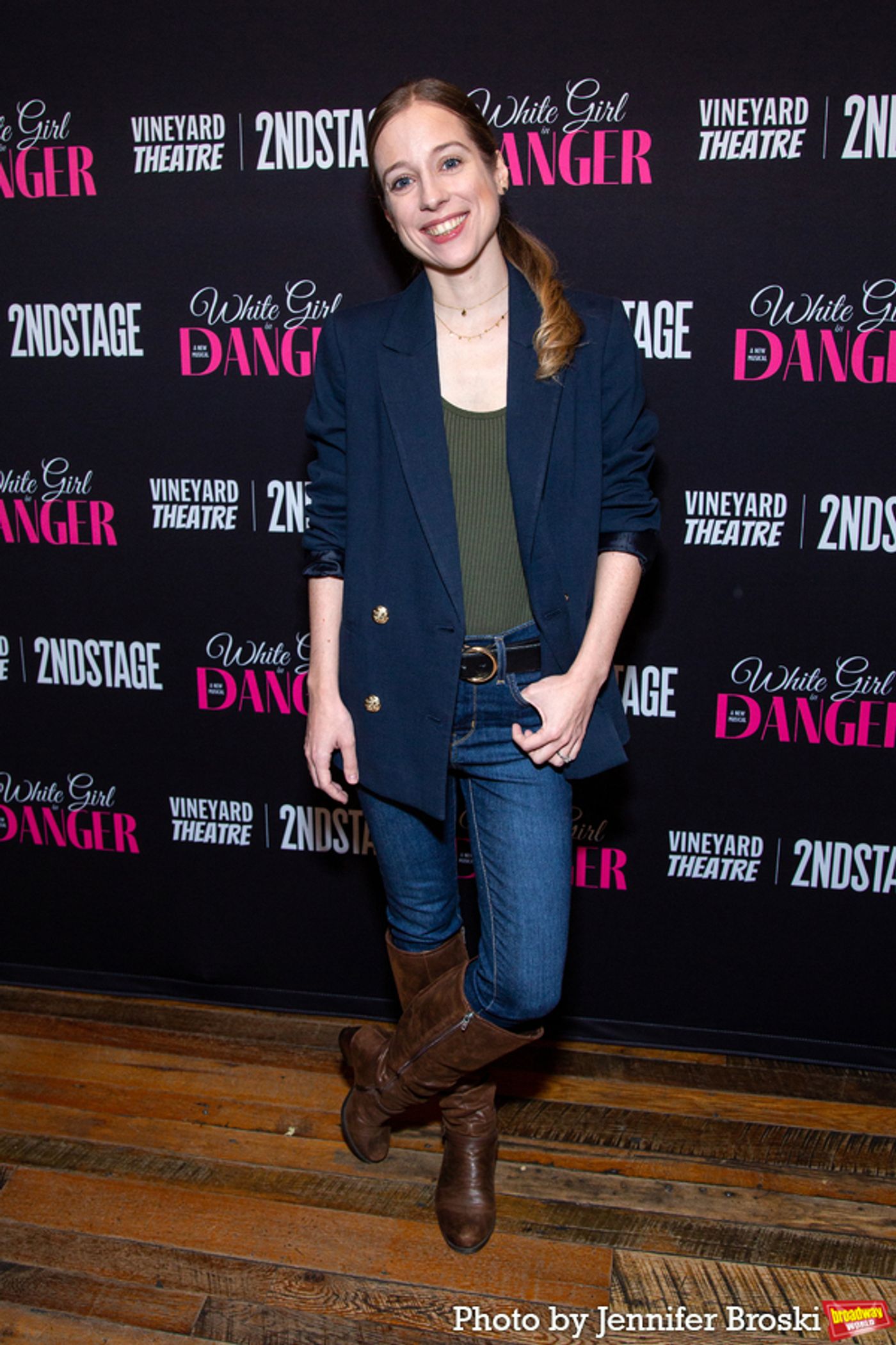 Photos: The Company of WHITE GIRL IN DANGER Meets the Press  Image