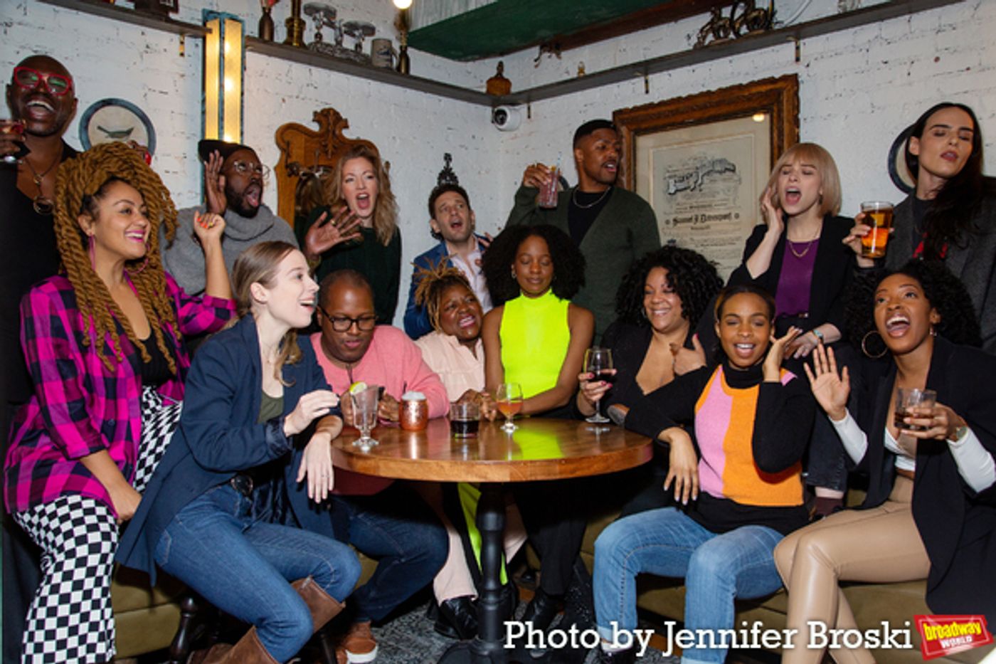 Photos: The Company of WHITE GIRL IN DANGER Meets the Press  Image