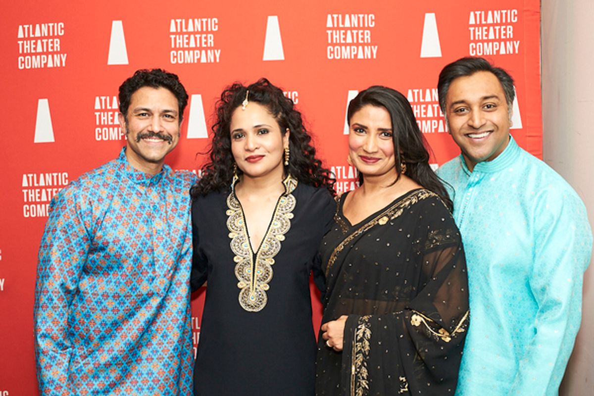 Sanjit De Silva, Nilanjana Bose, Gulshan Mia and 
Bhavesh Patel at 