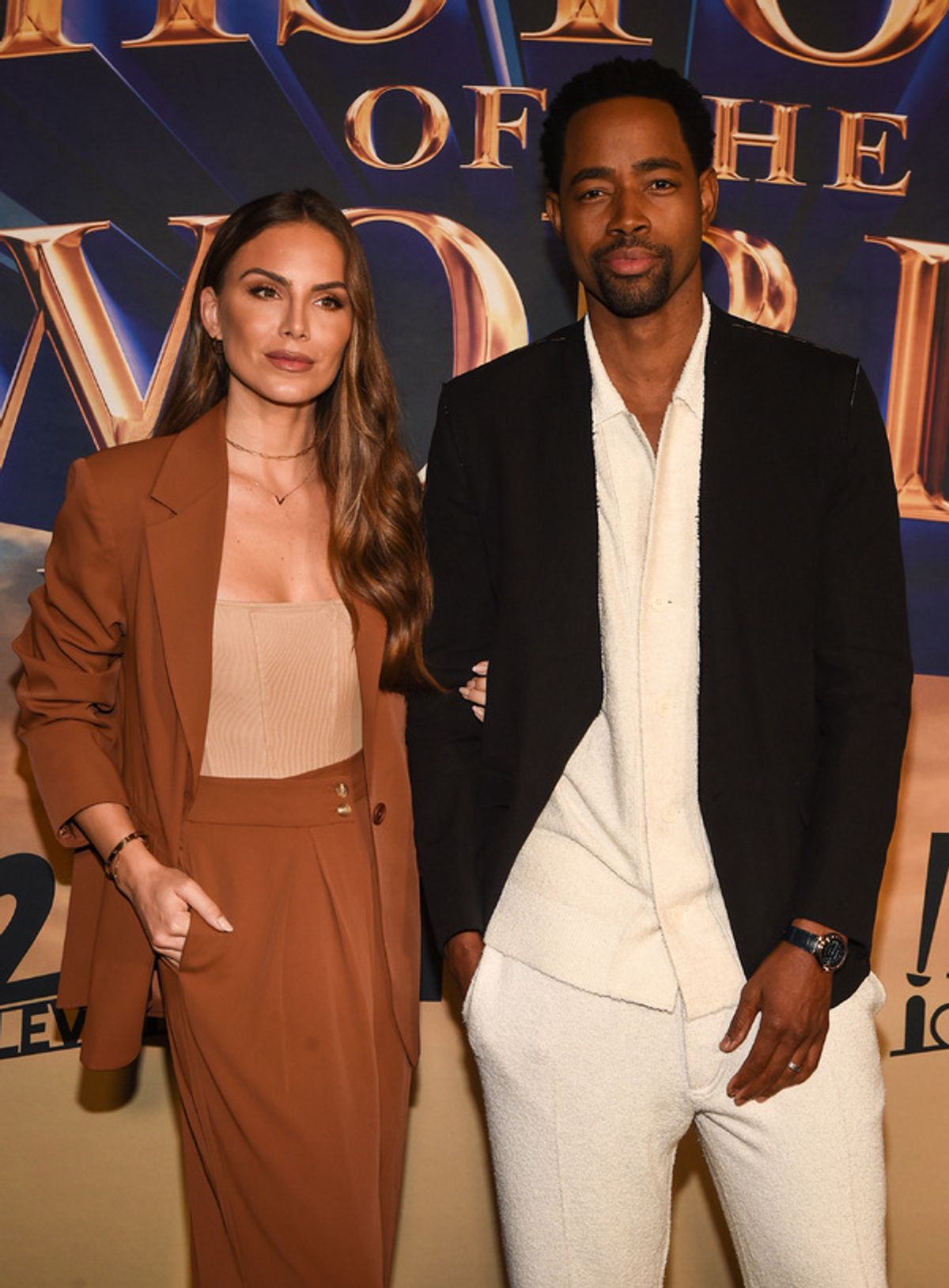 Nina Senicar and Jay Ellis at 