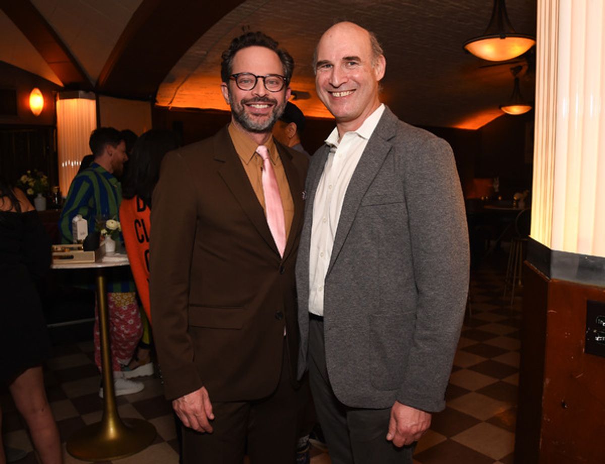 Nick Kroll and Matthew Greenfield (President, Searchlight) at 