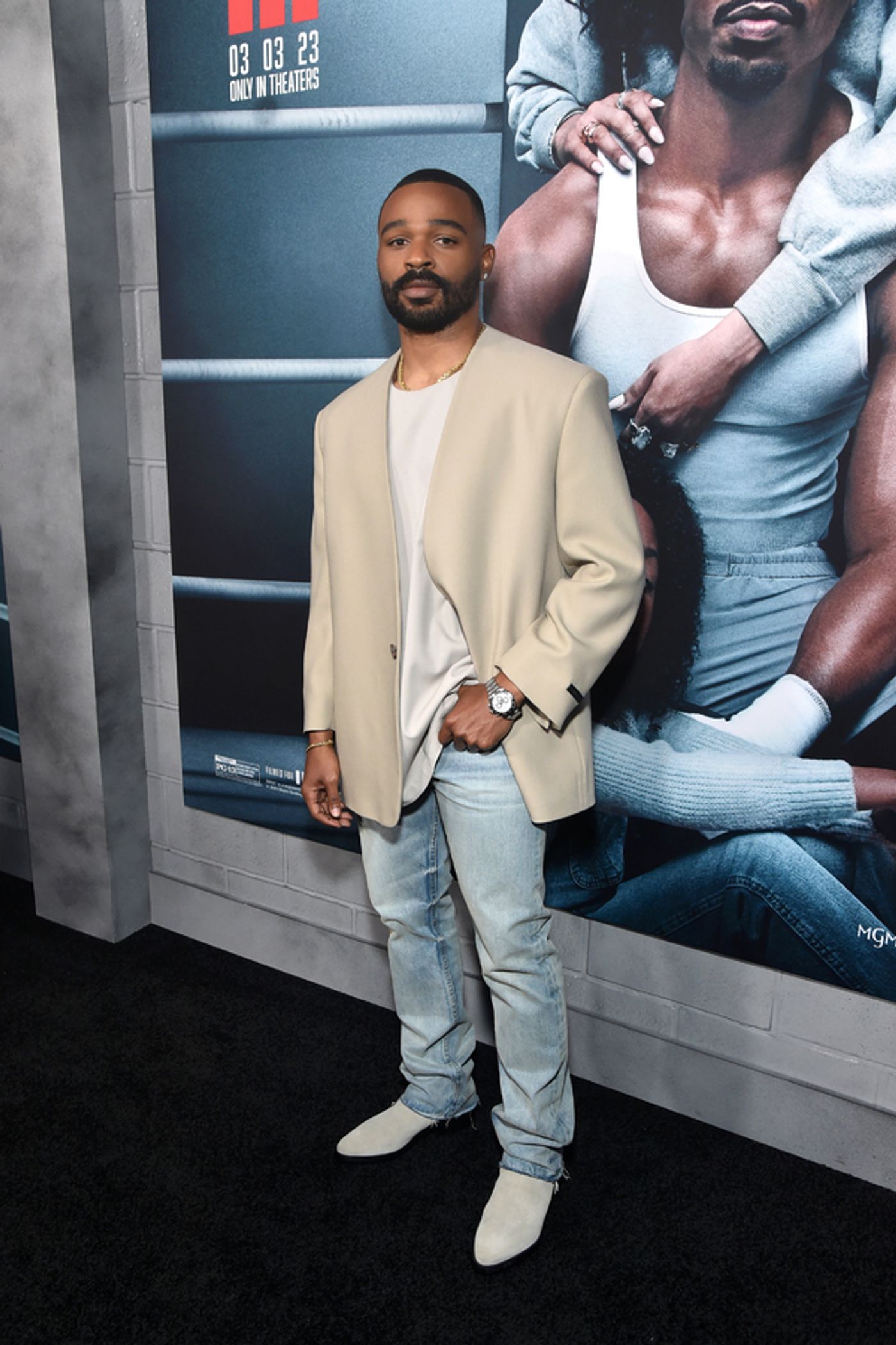 Photos: Michael B. Jordan & More Attend CREED III Premiere in L.A.  Image