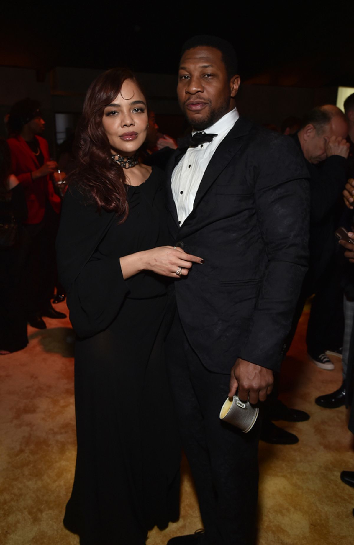 Tessa Thompson, Jonathan Majors at 