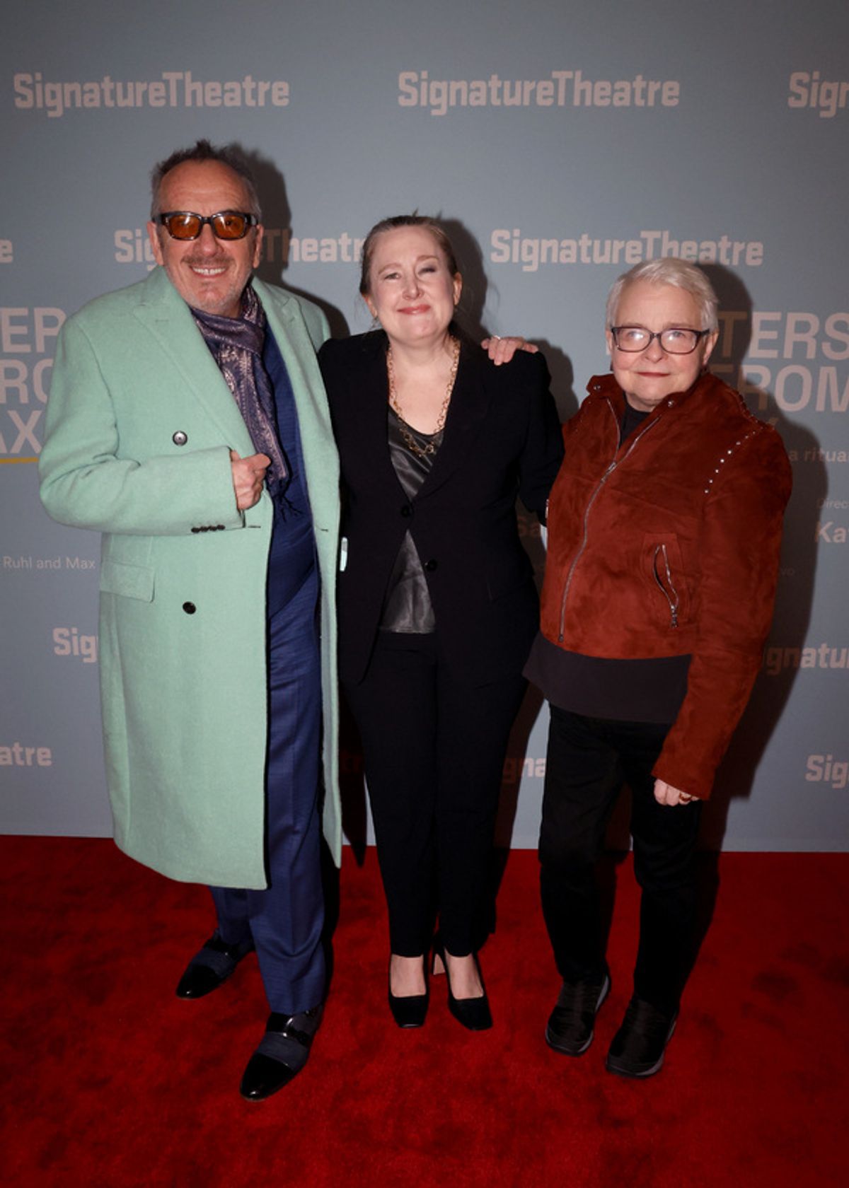 Elvis Costello, Sarah Ruhl, and Paula Vogel  at 