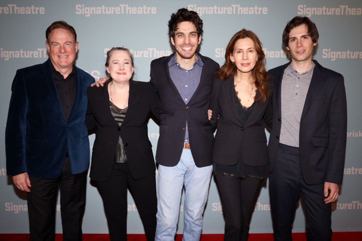 Timothy J. McClimon, Sarah Ruhl, Ben Edelman, Jessica Hecht, and Zane Pais  at 