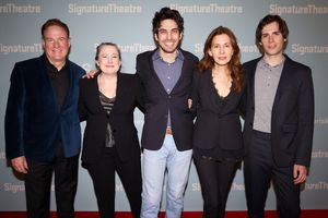 Timothy J. McClimon, Sarah Ruhl, Ben Edelman, Jessica Hecht, and Zane Pais  Photo