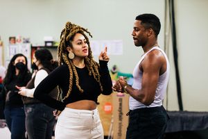 Lileana Blain-Cruz and Vincent Jamal Hooper @ BroadwayWorld Lileana Blain-Cruz and Vincent Jamal Hooper Photo