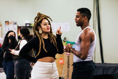 Lileana Blain-Cruz and Vincent Jamal Hooper  Photo