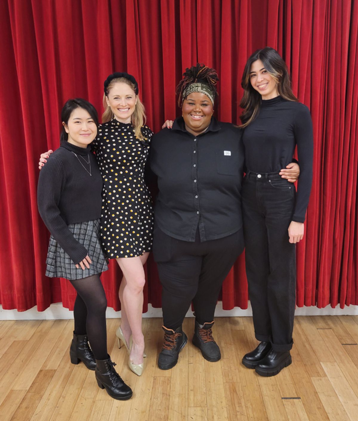 Amy Keum, Hayley Podschun, Jade Jones, Olivia Kaufmann at 