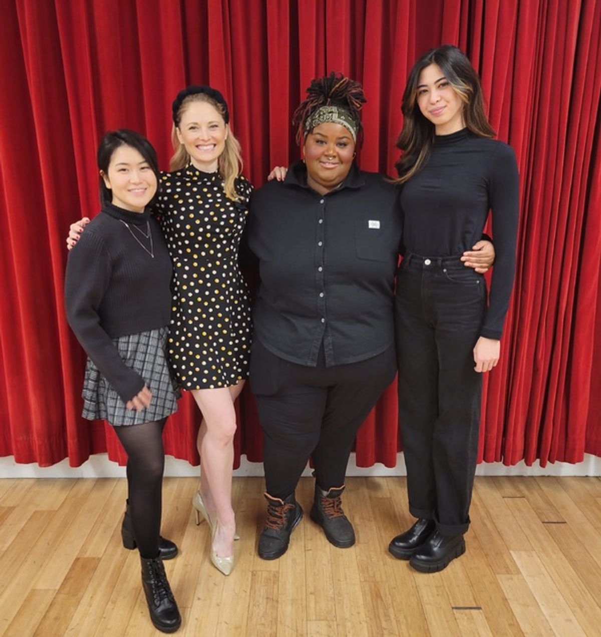 Amy Keum, Hayley Podschun, Jade Jones, Olivia Kaufmann at 