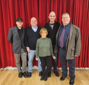 Will Pomerantz, Jack Heifner, Riki Kane Larimer, David Kirshenbaum, Jim Morgan Photo