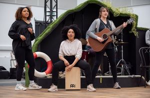 Fatima Jawara, Danielle Jam and Karen Young  Photo