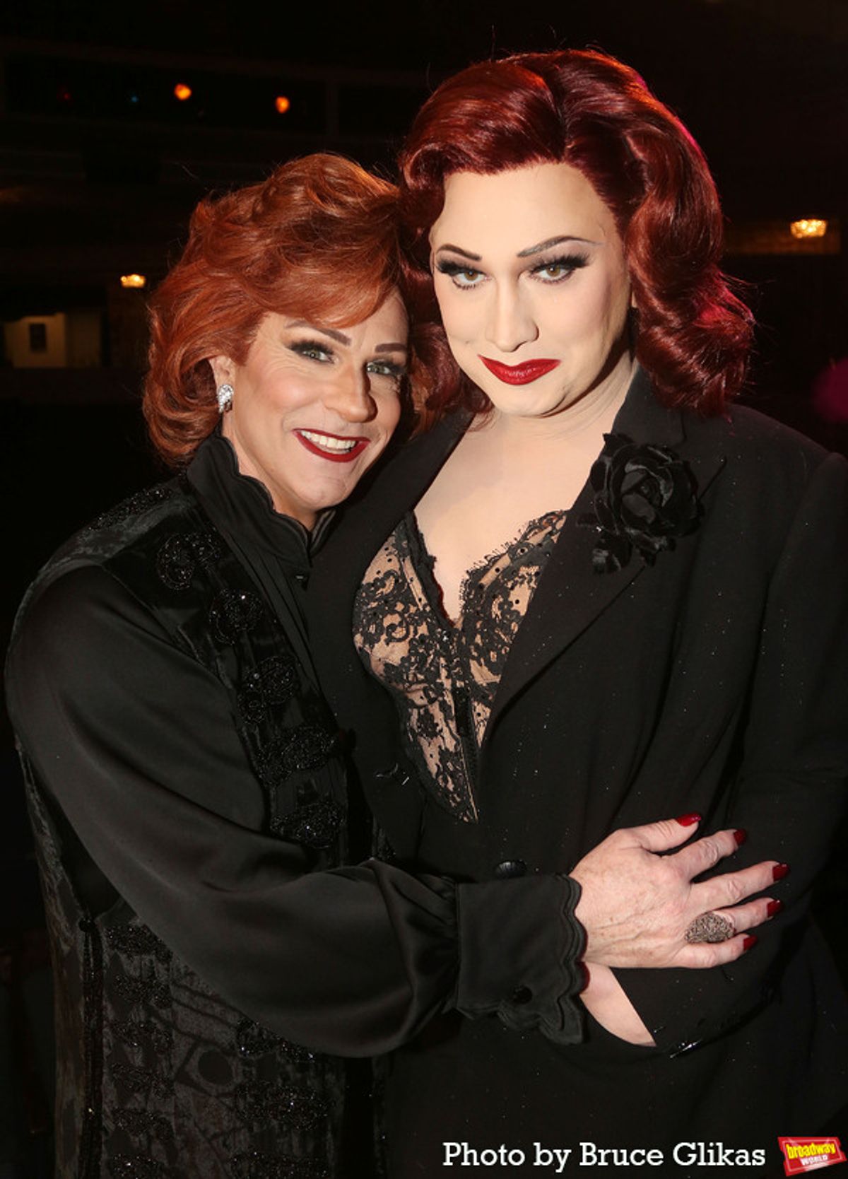 R. Lowe as 'Mary Sunshine' and Jinkx Monsoon as 'Mama Morton' at 