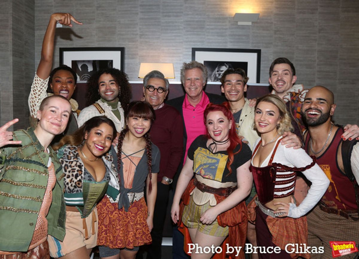 (Back Row L-R) Rachel Webb, Michael Ivan Carrier, Eugene Levy, Will Ferrell, Brandon Antonio, Joe Moeller and Nick Edwards

(Bottom Row L-R) Bobby Pocket Horner, Brittany Nicholas, Jasmine Rafael, Megan Kane, Bobby Pocket Horner and Tiernan Tunnicliffe at 