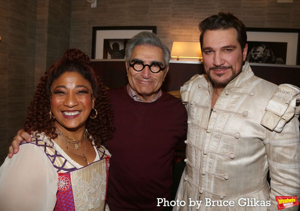Melanie La Barrie, Eugene Levy and Paulo Szot  at 