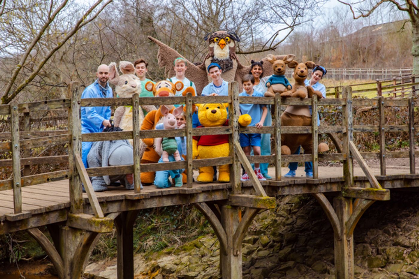 Photos/Video: The UK Cast of WINNIE THE POOH Visits Hundred Acre Wood  Image
