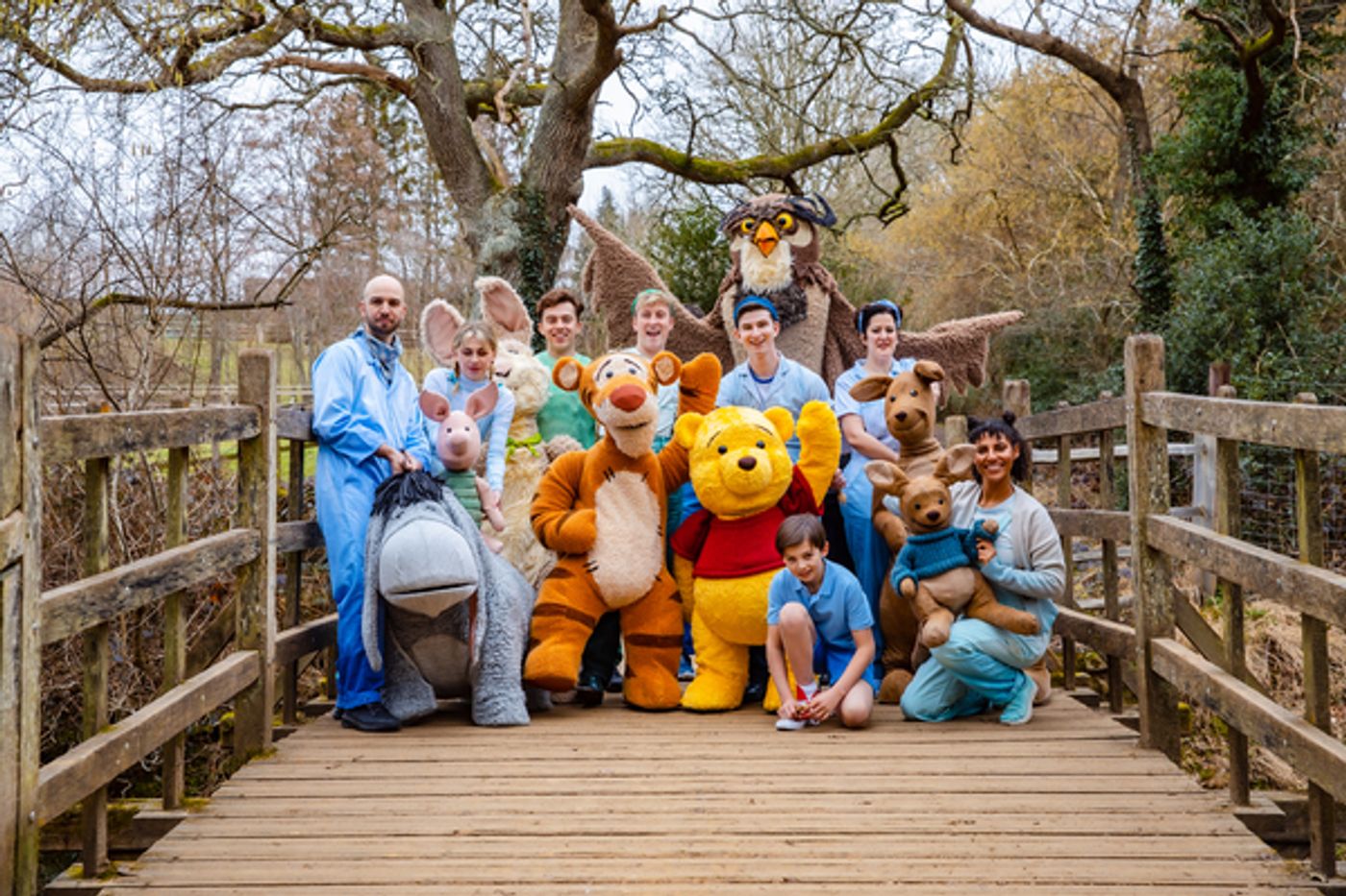 Photos/Video: The UK Cast of WINNIE THE POOH Visits Hundred Acre Wood  Image