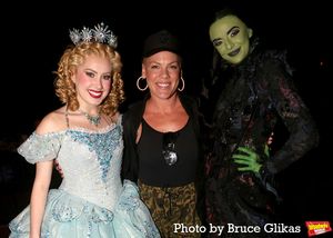 Pink, McKenzie Kurtz as "Glinda", Talia Suskauer as "Elphaba" @ BroadwayWorld Pink, McKenzie Kurtz as "Glinda", Talia Suskauer as "Elphaba" Photo