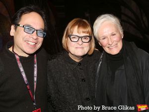 David Lai, Kristen Blodgette and Glenn Close Photo