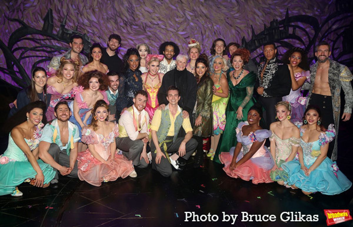 Glenn Close and the cast of 'Bad Cinderella' including Linedy Genao, Carolee Carmello, Grace McLean, Jordan Dobson, Morgan Higgins, Sami Gayle, Christina Acosta Robinson,  e Raymond Baynard, Michael Baerga, Lauren Boyd, Tristen Buettel, Kayleigh Cronin, Josh Drake, Ben Lanham, Angel Lozada, Cameron Loyal, Mariah Lyttle, Sarah Meahl, Christian Probst, Larkin Reilly, Julio Rey, Lily Rose, J. Savage, Tregony Shepard, Dave Schoonover, Paige Smallwood, and Aléna Watters, with Alyssa Carol, Gary Cooper, Robin Masella, Michael Milkanin, Chloe Nadon-Enriquez and Lucas Thompson  at 