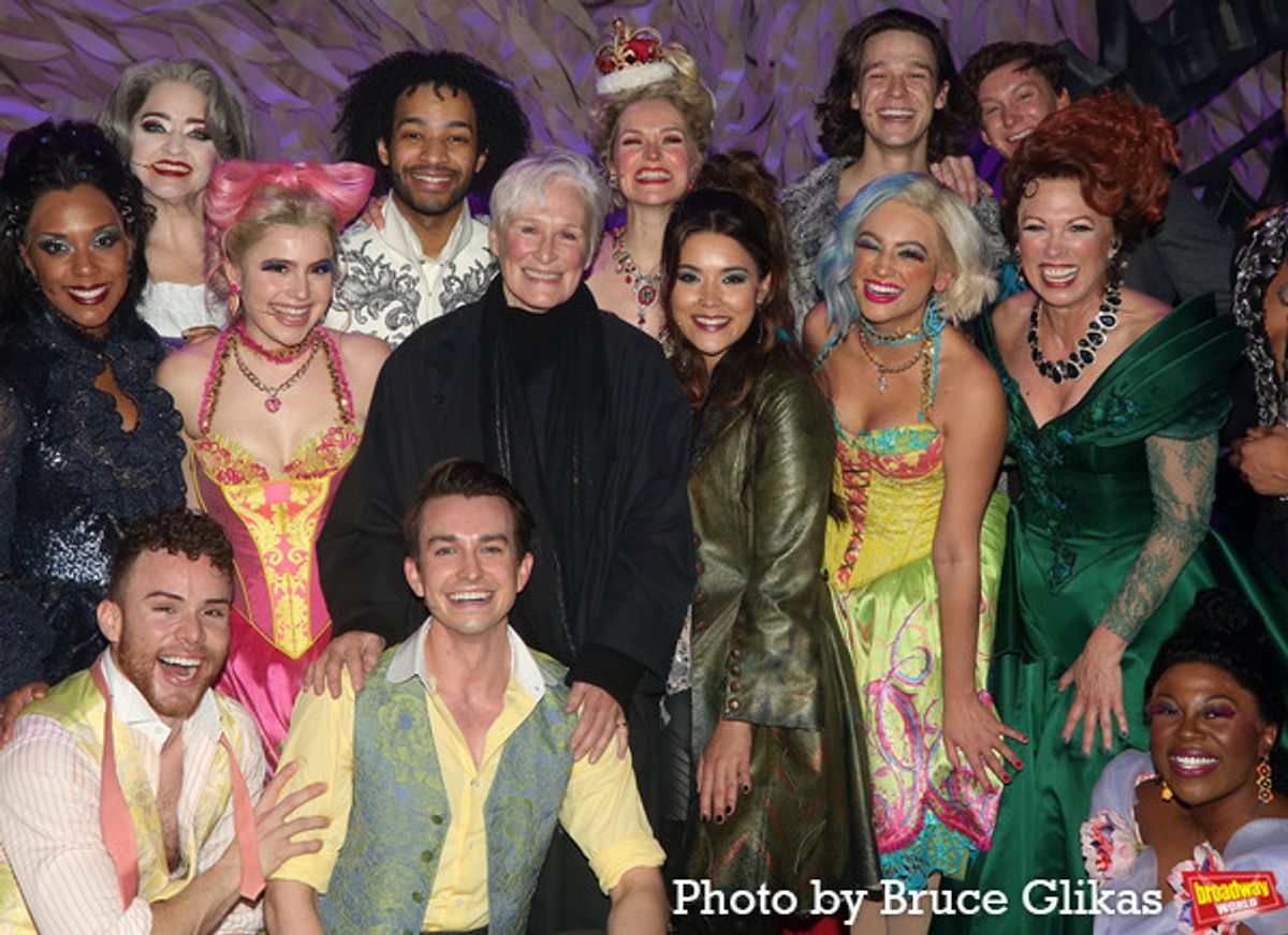 Glenn Close & the cast of 'Bad Cinderella' including Linedy Genao, Carolee Carmello, Grace McLean, Jordan Dobson, Morgan Higgins, Sami Gayle and Christina Acosta Robinson  at 