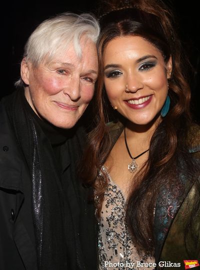 Glenn Close and Linedy Genao  Photo