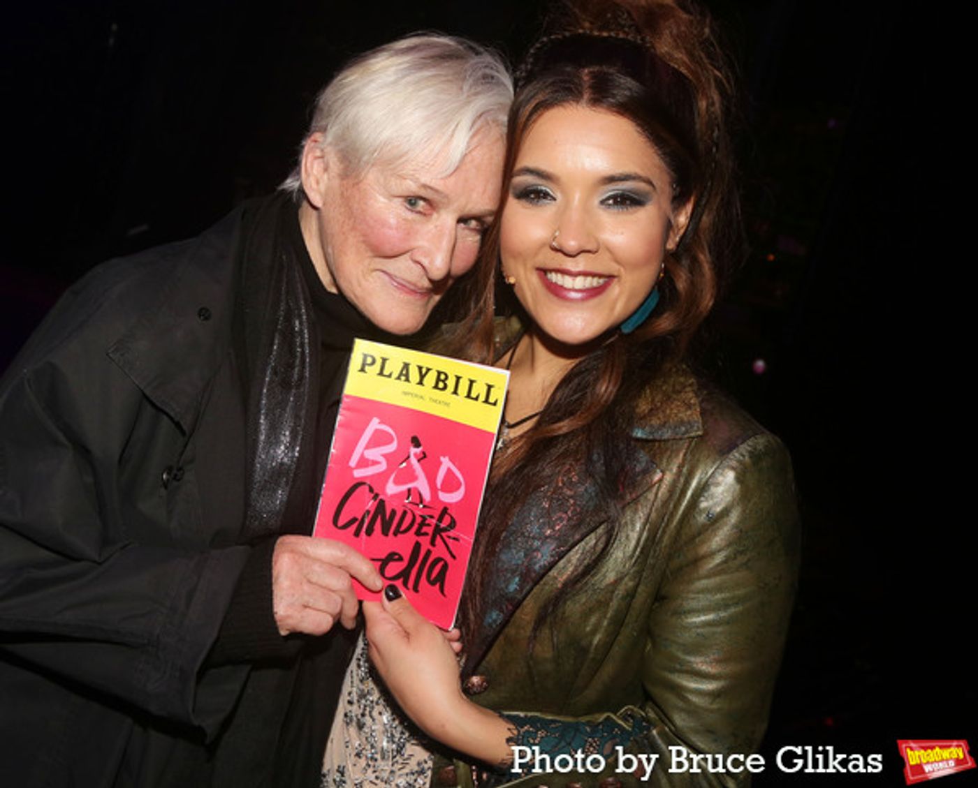 Photos: Glenn Close Visits BAD CINDERELLA on Broadway  Image