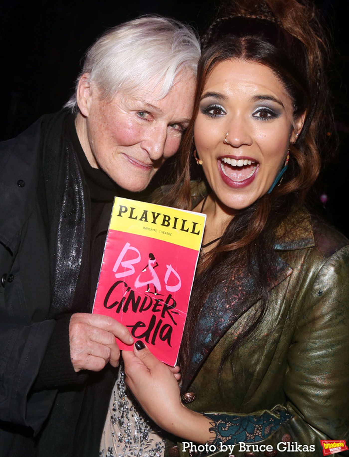 Photos: Glenn Close Visits BAD CINDERELLA on Broadway  Image