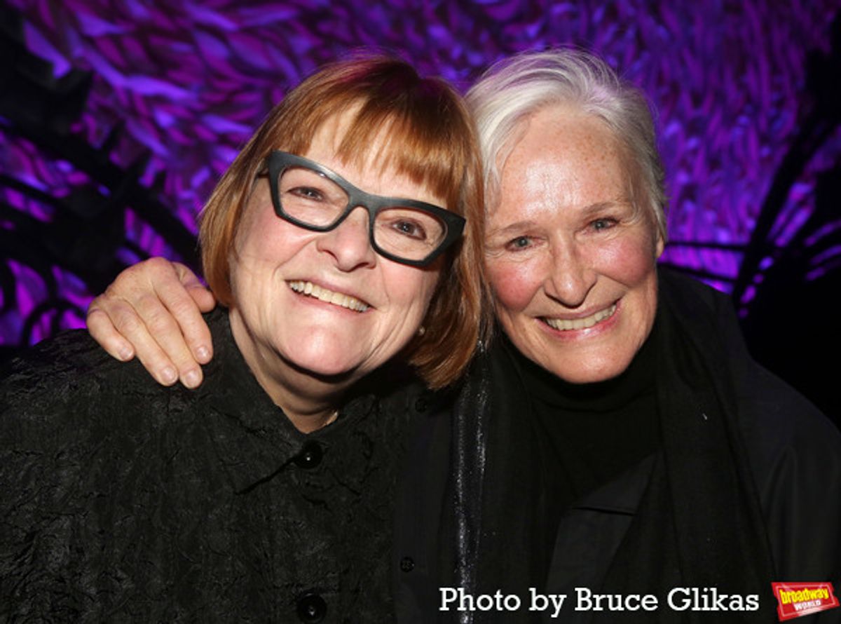 Kristen Blodgette and Glenn Close   at 
