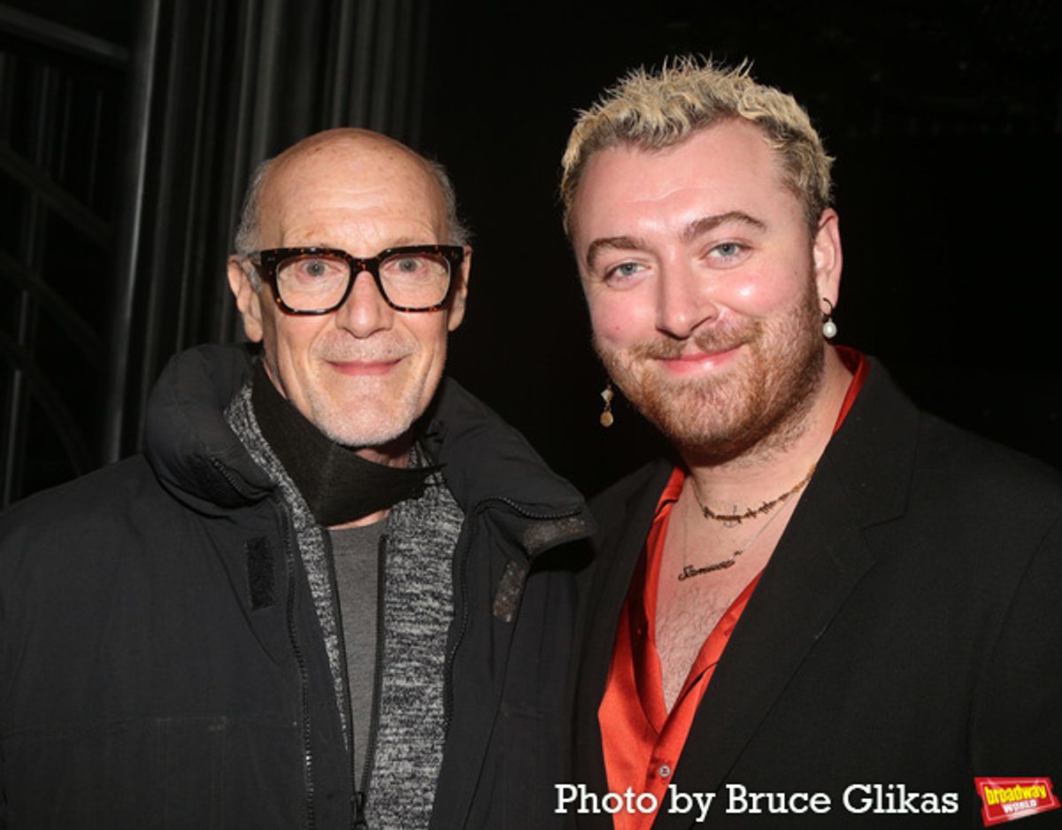 Producer Neil Meron and Sam Smith at 