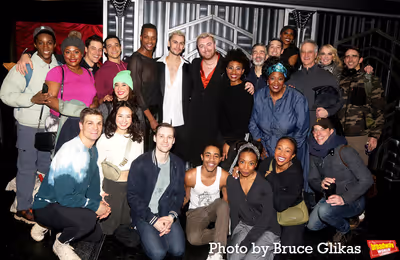Sam Smith, Christian Cowan and the cast of "Some Like it Hot"  Photo