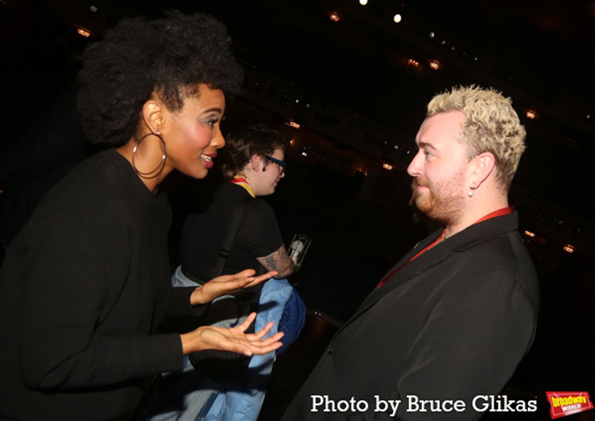 Adrianna Hicks and Sam Smith  at 