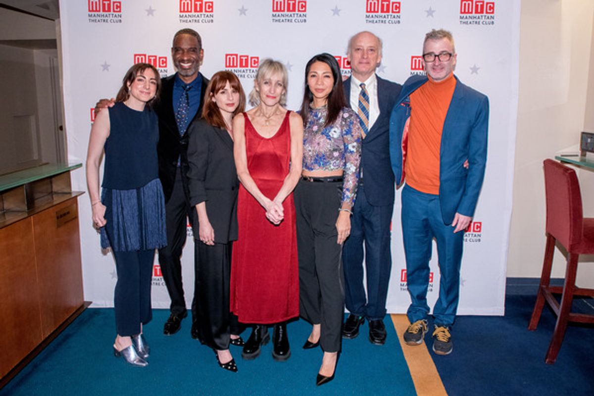 Emily Feldman, Brian D. Coats, Aya Cash, Constance Schulman, Maureen Sebastian, 
Frank Wood, Daniel Aukin at 