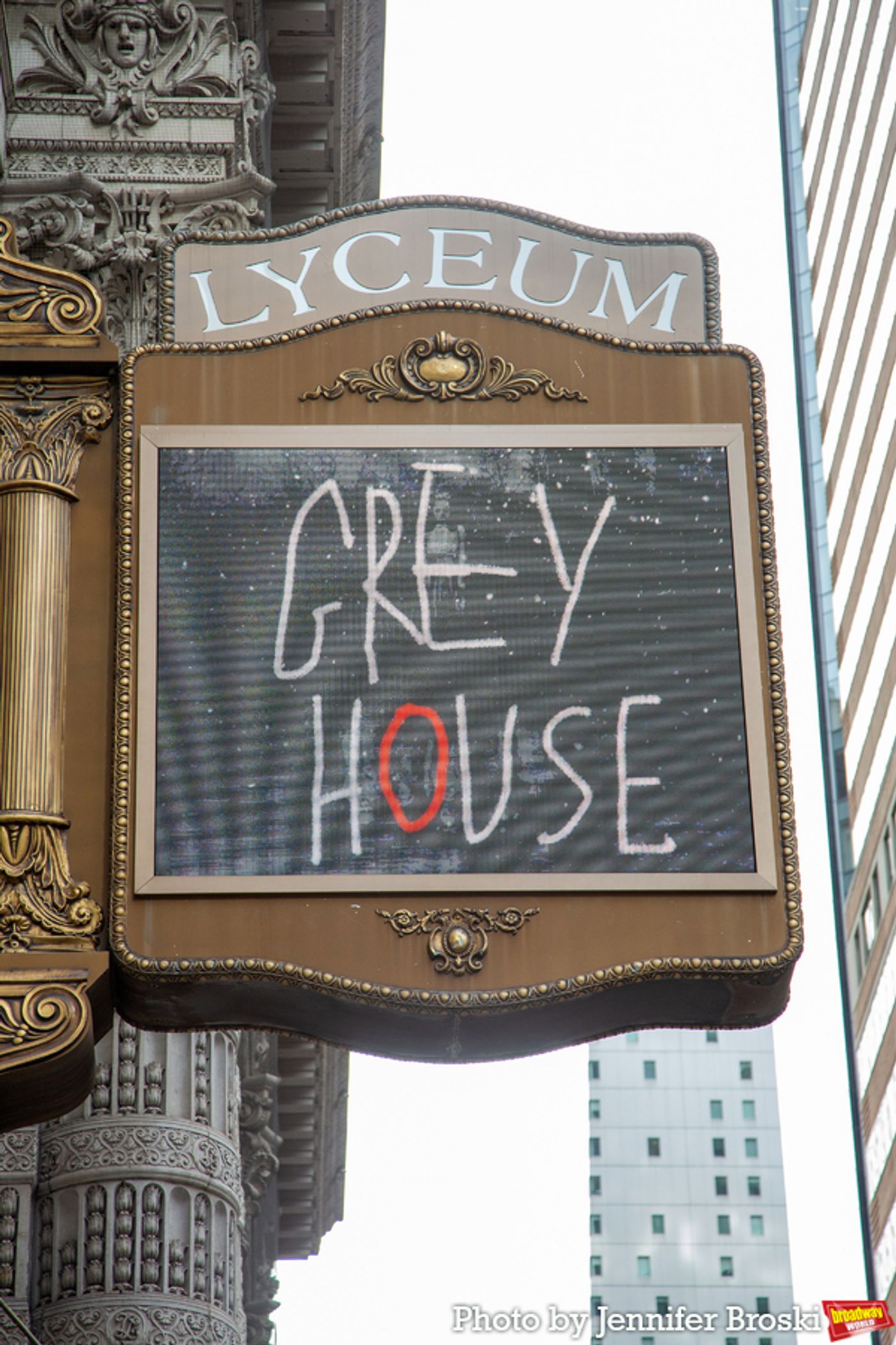Up on the Marquee: GREY HOUSE Up on the Marquee: GREY HOUSE Image