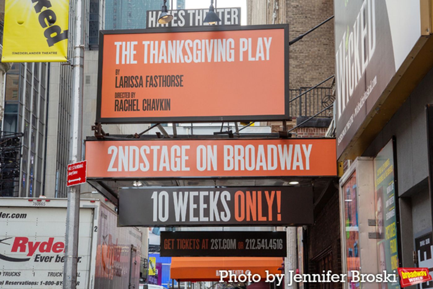 Up on the Marquee: THE THANKSGIVING PLAY  Image