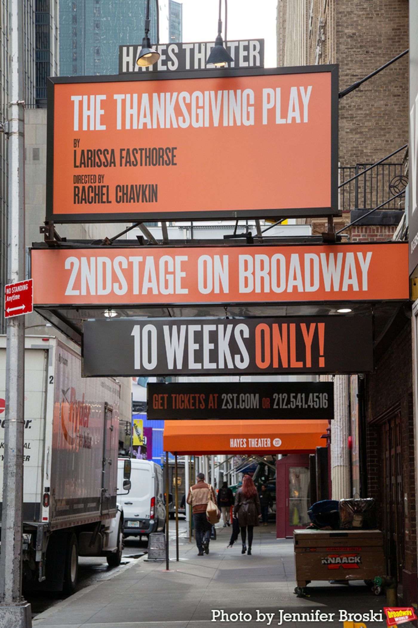 Up on the Marquee: THE THANKSGIVING PLAY  Image