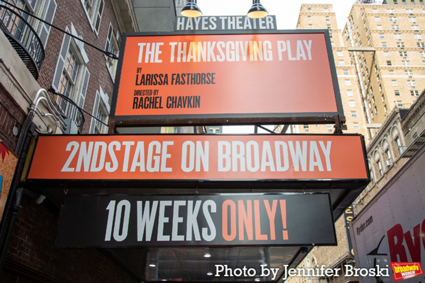 Up on the Marquee: THE THANKSGIVING PLAY  Image