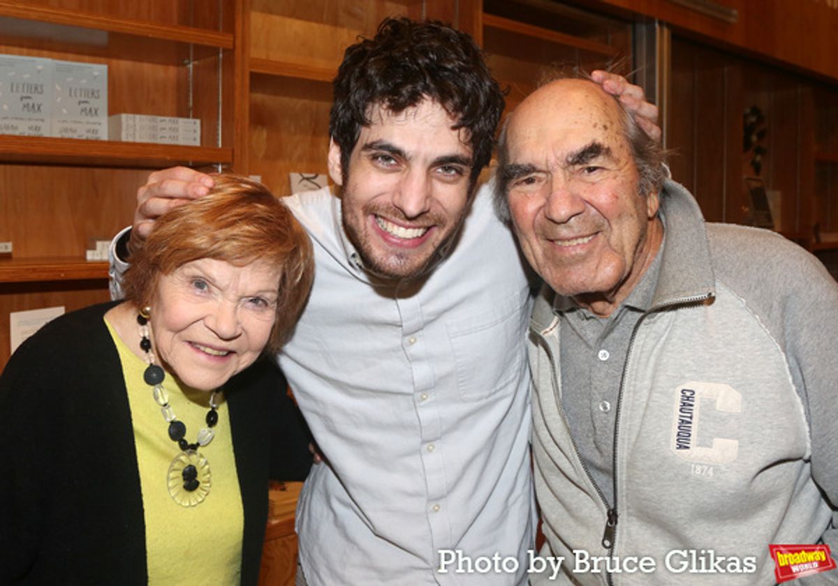 Ben Edelman and his grandparents  at 