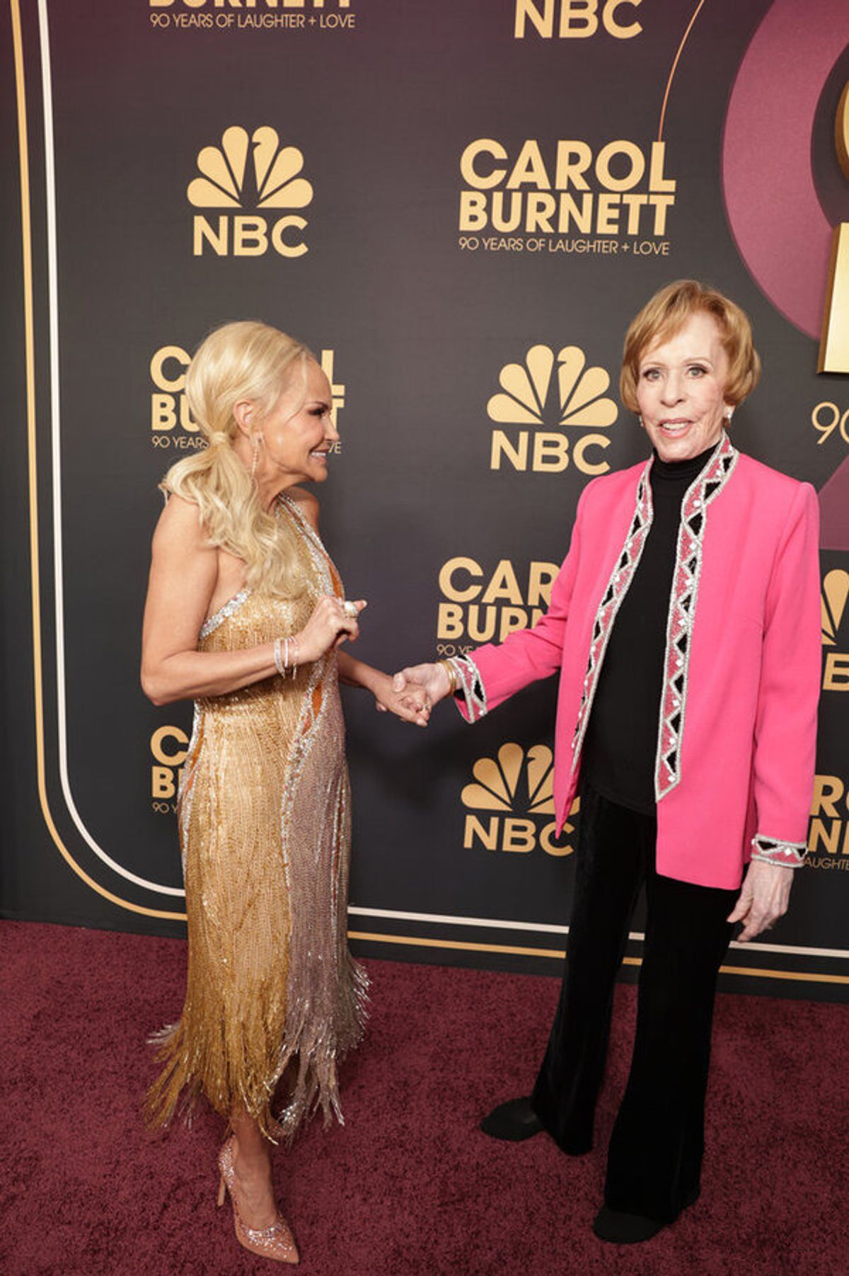 Kristin Chenoweth, Carol Burnett at 