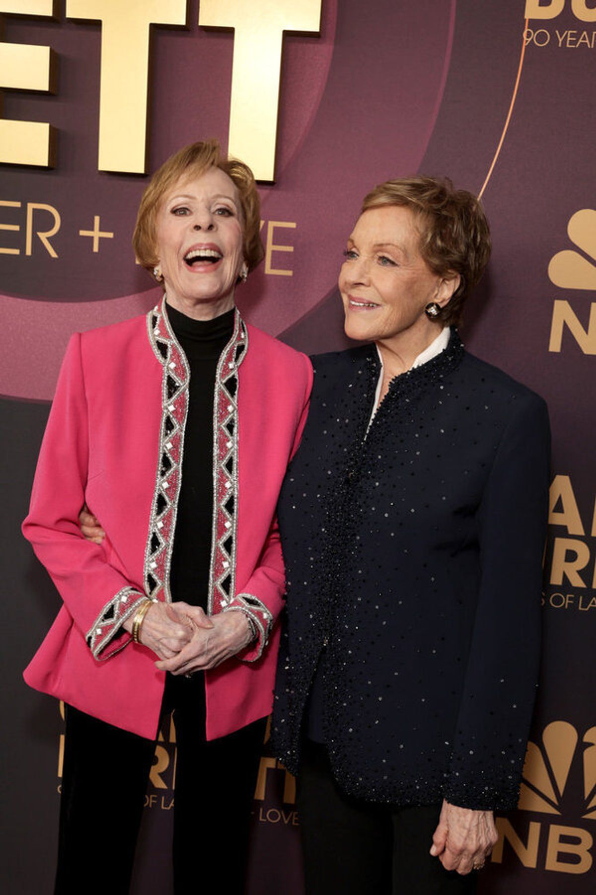 Carol Burnett, Julie Andrews at 