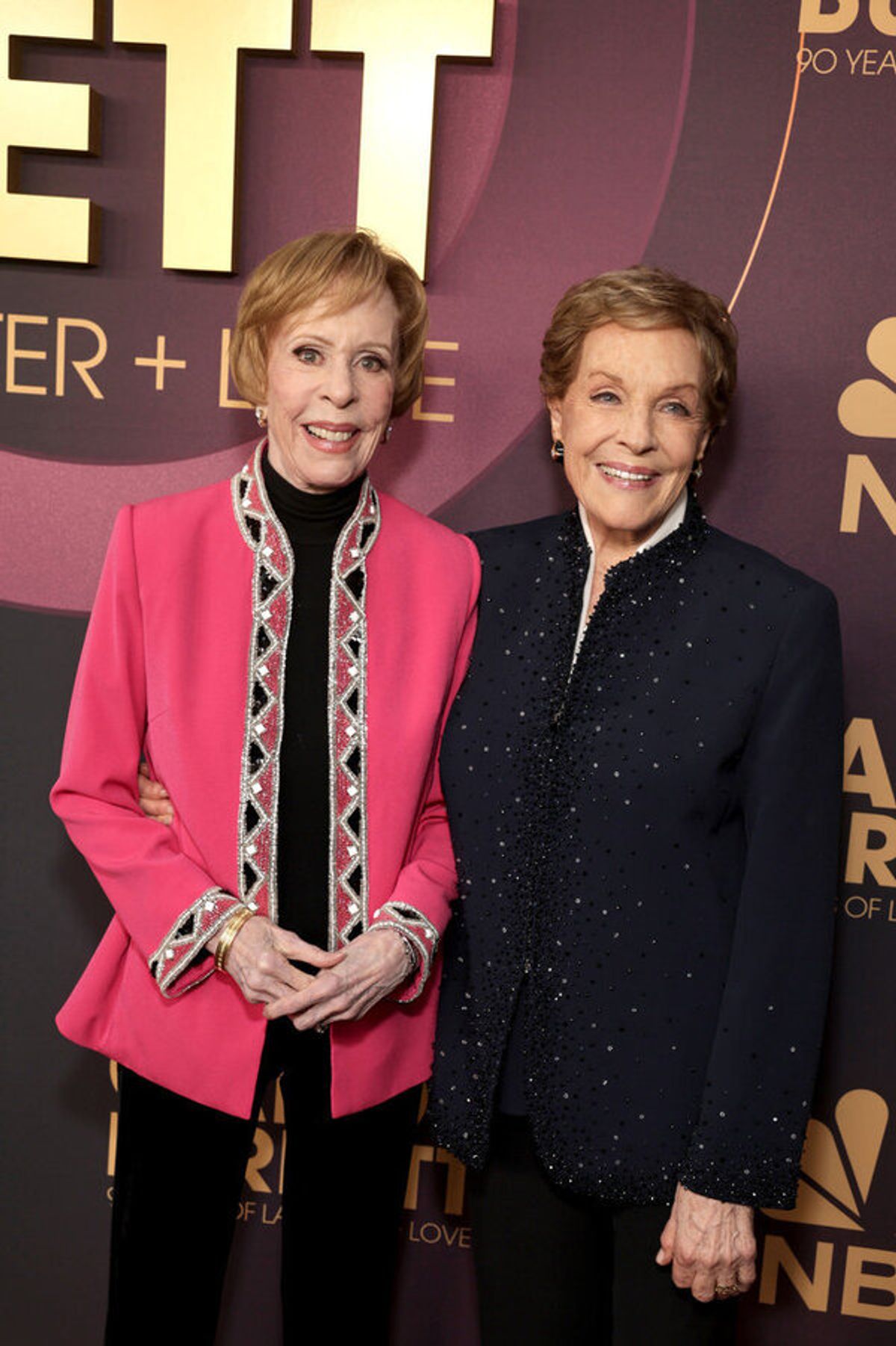 Carol Burnett, Julie Andrews at 