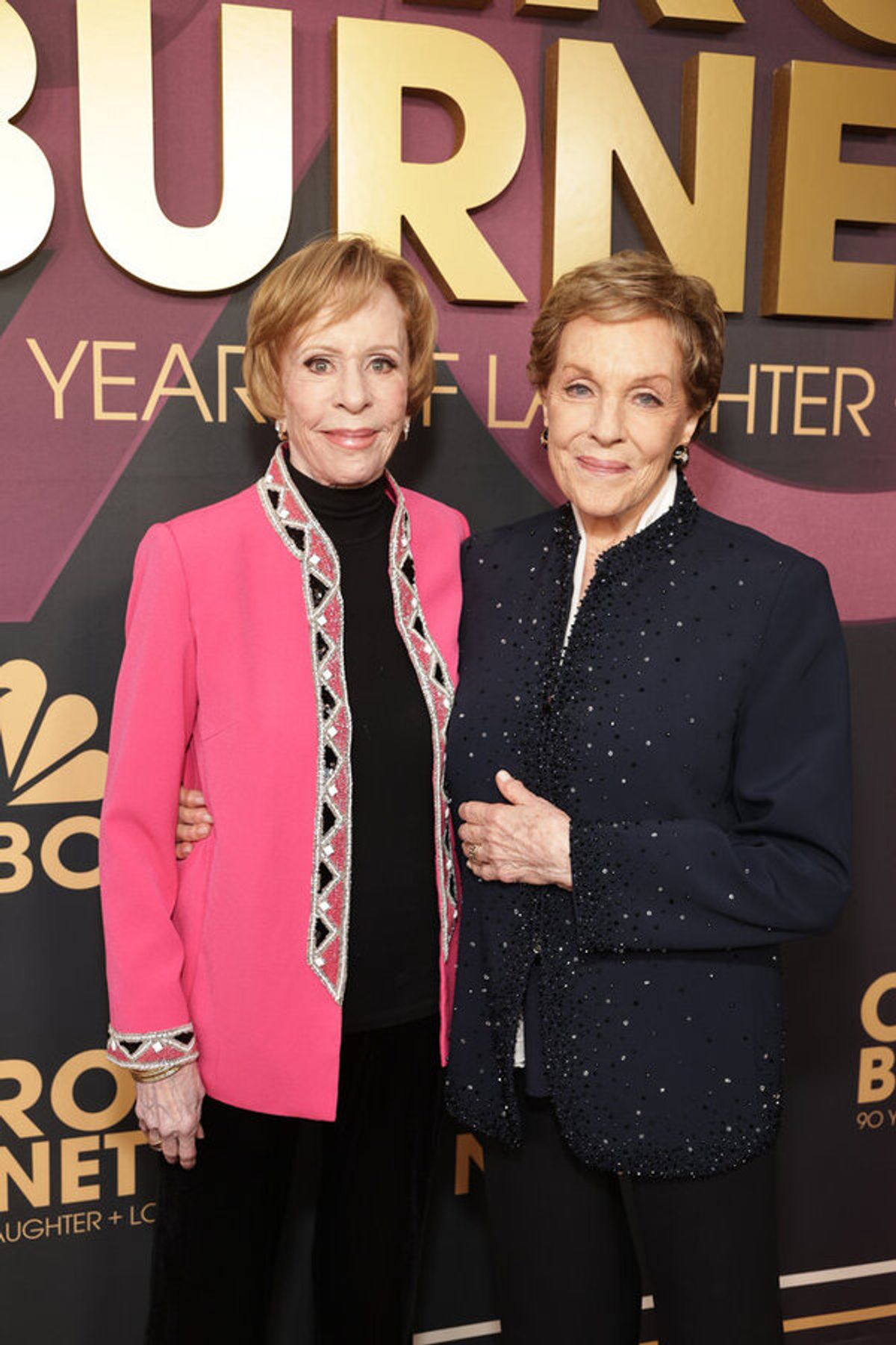 Carol Burnett, Julie Andrews at 